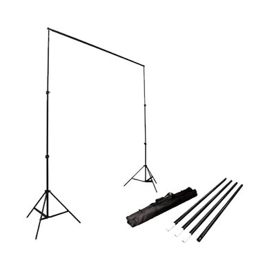 PORTAFONDO PORTATIL ESTUDIO FOTOGRAFICO 3 X 2.15 GANCHOS