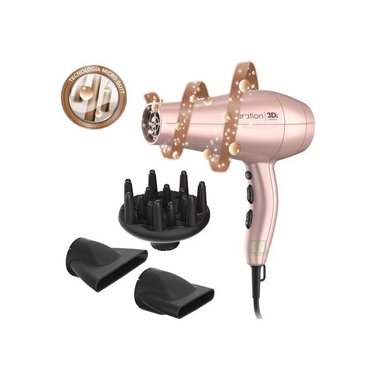 SECADORA CABELLO GAMA 2300W DIVA 3D KERATION DE