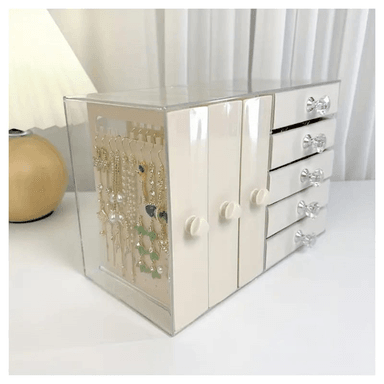 ORGANIZADOR DE ANILLOS Y PENDIENTES TRANSPARENTE