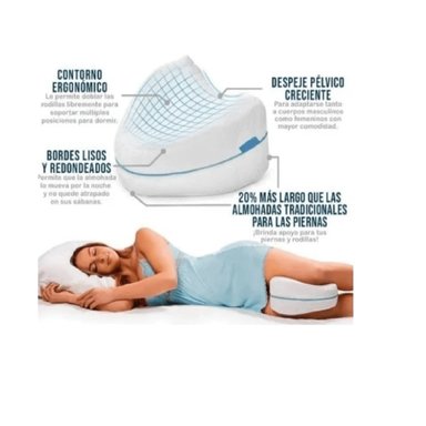ALMOHADA CASABELLA ORTOPÉDICA VISCOELÁSTICA PIERNAS RODILLAS PACK X3 - 2