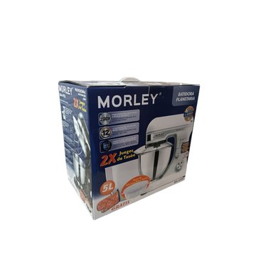 BATIDORA DE PEDESTAL MORLEY 6950 PROFESIONAL 2500 WATTS 12 VELOCIDADES PLANETARIA TECNOLOGIA ALEMAN - 4