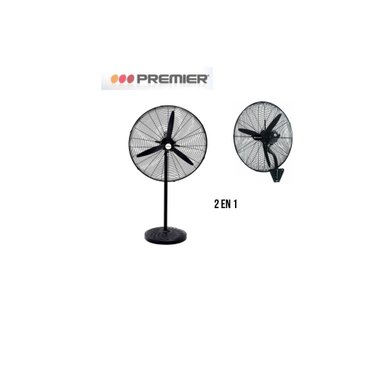 VENTILADOR DE PIE PARED PISO PREMIER INDUSTRIAL 300 WATTS 2 EN 1