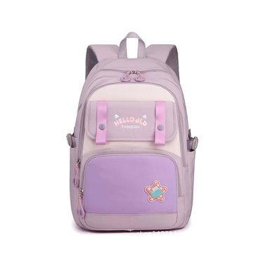MOCHILA HANNA PARA COLEGIO - LILA