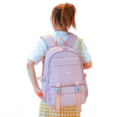 MOCHILA TAHIRA PORTA LAPTOP HASTA 15.6 - LILA