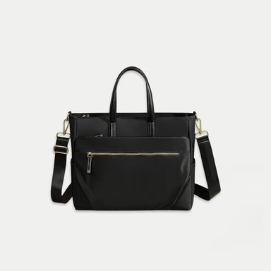 BOLSO KATNISS CON PORTALAPTOP HASTA 14″- NEGRO