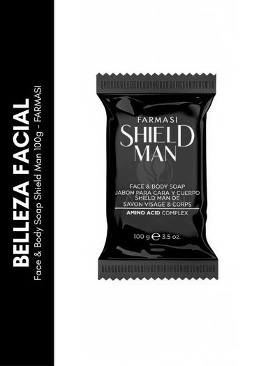FACE Y BODY SOAP SHIELD MAN 100GR - FARMASI
