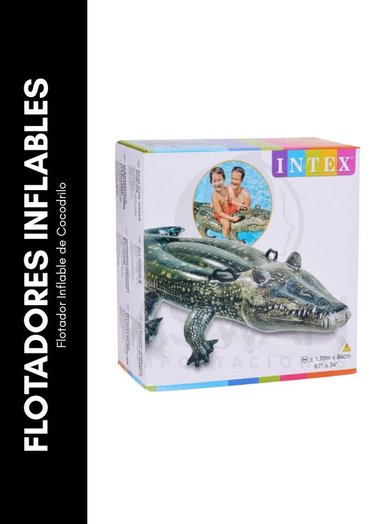 FLOTADOR INFLABLE DE COCODRILO