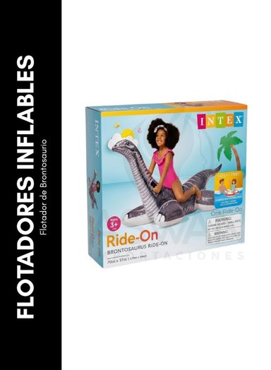 FLOTADOR INFLABLE DE BRONTOSAURIO