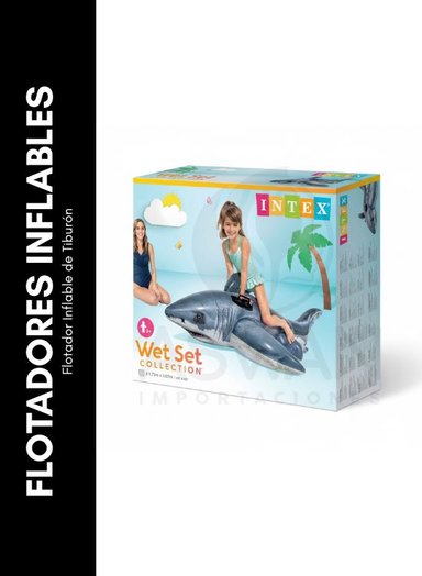 FLOTADOR INFLABLE DE TIBURÓN