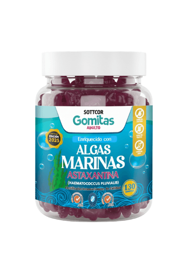 GOMITAS ADULTOS DE ALGAS MARINAS 130 UD. - SOTTCOR