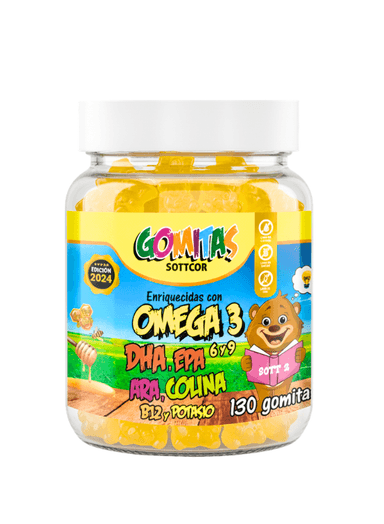 GOMITAS NIÑOS OMEGA 3 130 UD. - SOTTCOR