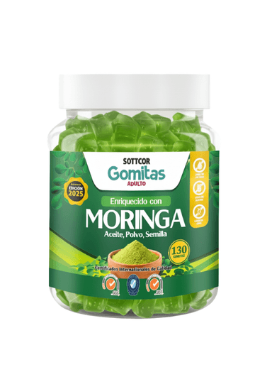 GOMITAS ADULTOS DE MORINGA 130 UD. - SOTTCOR