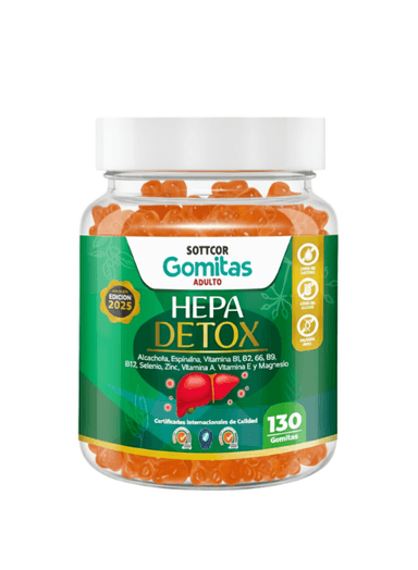 GOMITAS ADULTOS DE HEPADETOX 130 UD. - SOTTCOR