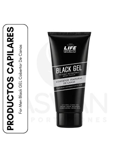 FOR MEN BLACK GEL COBERTOR DE CANAS - 1