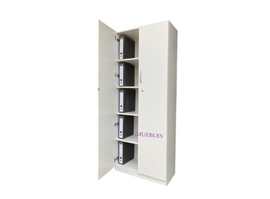 ARMARIO IMUEBLES 80 MELAMINA 2 PUERTAS OFICINA CON LLAVE