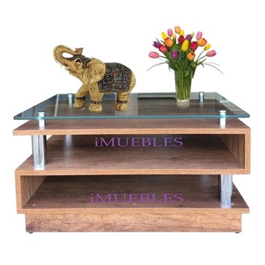 MESA DE CENTRO PARA SALA MODELO ZETA CARAMELO - TEMEL