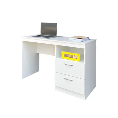 ESCRITORIO 120 CM COLOR BLANCO MODELO PES