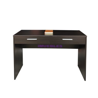 ESCRITORIO DE MELAMINA 120 CM CON CAJONES – MODELO TOK WENGUE