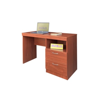 ESCRITORIO 120 CM COLOR CEDRO – TEMEL MODELO PES - 2