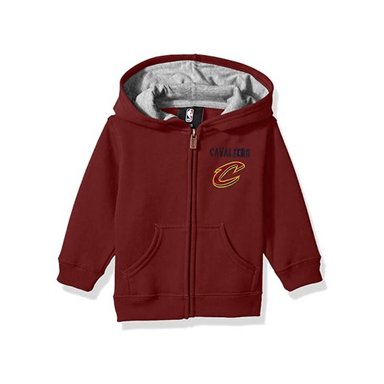 CASACA OUTERSTUFF CON CAPUCHA CAVALIERS DE LA NBA PARA BEBÉ NIÑO DE 12 MESES