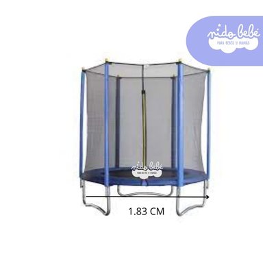 JUEGO CAMA SALTARINA F 6 FT AZUL 1.82 M - 1