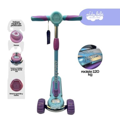 SCOOTER CALAMAR TURQUESA - 1