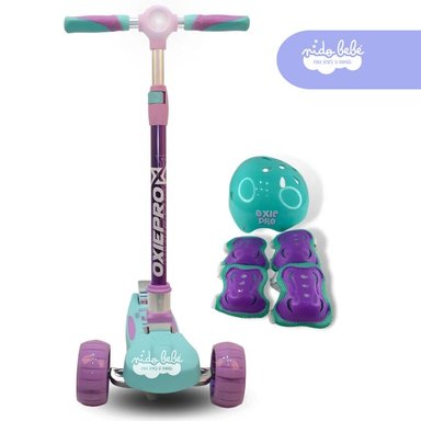 SCOOTER MAXI OXIE TURQUESA CON BLUETHOOH - 1