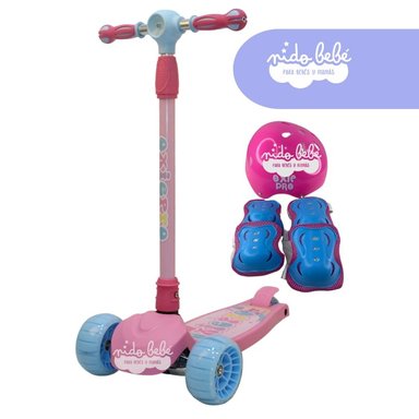 SCOOTER GRAN OXIE ROSA TURQUESA - 1
