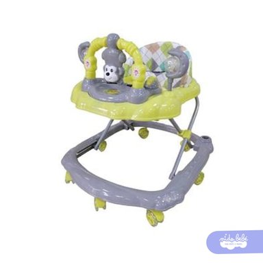 ANDADOR PARA BEBÉ MUSICAL MONITO PLOMO