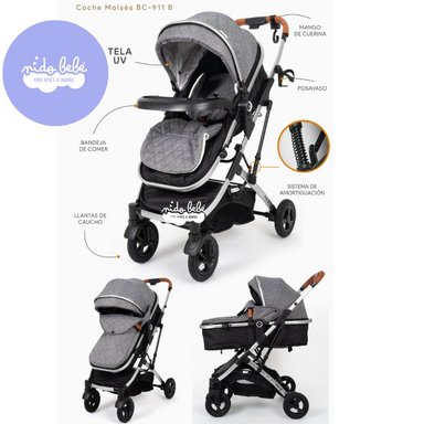 COCHE MOISÉS EVO BABY CRAFT PLOMO