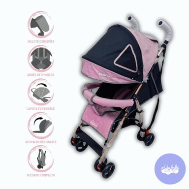 COCHE BASTÓN DEPORTIVO MENDOZA ROSADO PINK