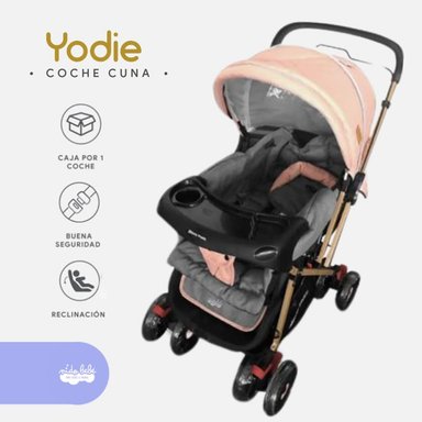 COCHE CUNA YODIE MULTICOLOR DE LUJO LIGTH
