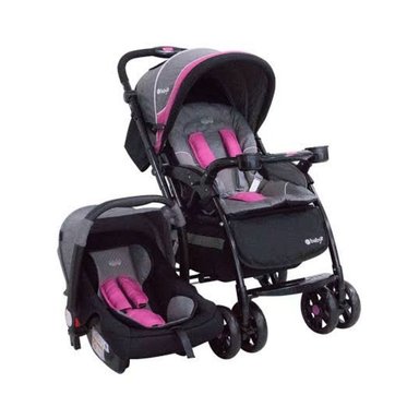 COCHE PASEO EBABY BRAVIAR ROSADO EB1092RSD