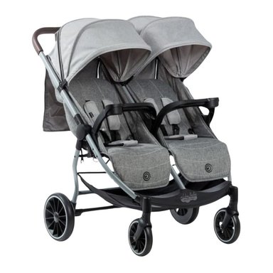 COCHE MELLICERO EBABY LEO Y LEA GRIS