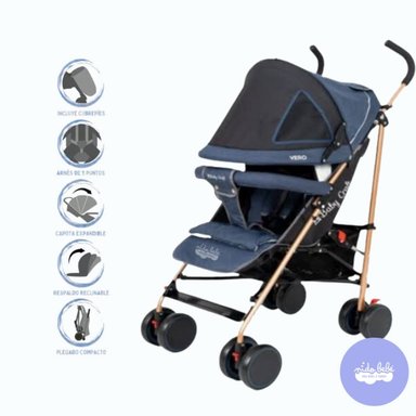 COCHE BASTÓN DEPORTIVO MENDOZA AZUL VERO