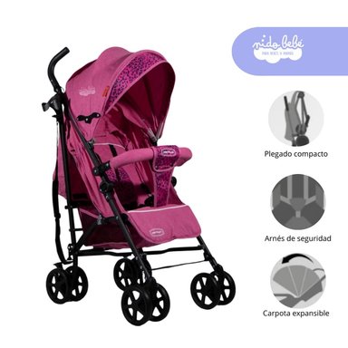 COCHE BASTON NEO ROSADO TIGGER 2024