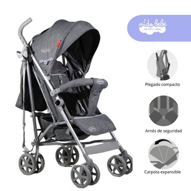 COCHE BASTON NEO PLOMO TIGGER 2024