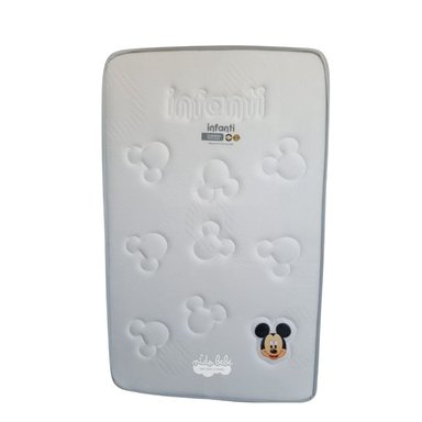 COLCHÓN PLUS PARA BEBÉ BORDES PLOMO CLARO