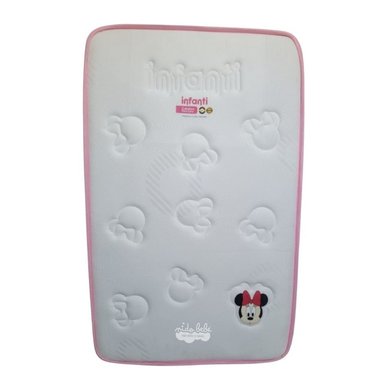 COLCHÓN PLUS PARA BEBÉ BORDES ROSADO