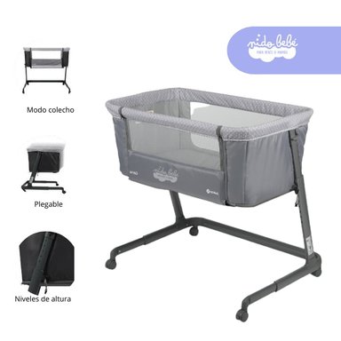 CUNA SAFETY 1ST GEMA METAL GRIS COLECHO