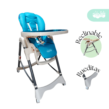 SILLA COMER SISY AZUL BEBÉ