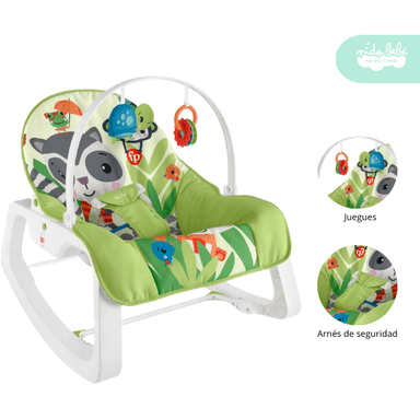 SILLA NIDO VERDE MECEDORA BEBÉ ZORRITO