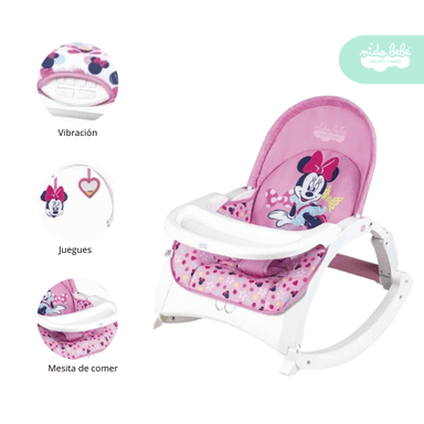 SILLA NIDO MECEDORA ROSADO BEBÉ BOUNCER MINI PINK
