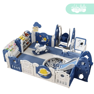 CORRAL JUEGOS NIÑO PREMIUM PLUS PLANETA AZUL