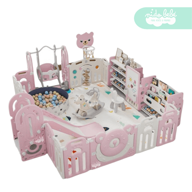 CORRAL JUEGOS NIÑO OSITO PLUS ROSADO - 2