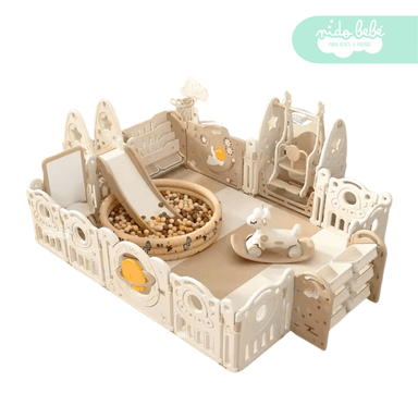 CORRAL JUEGOS NIÑO PREMIUM PLUS PLANETA BEIGE - 2