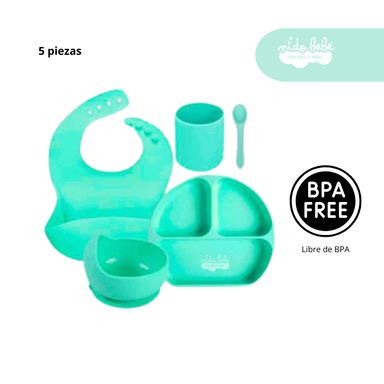 SET ALIMENTACIÓN BEBÉ 5 PIEZAS