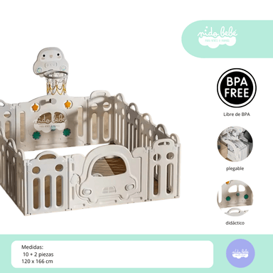 CERCO BLANCO PLEGABLE CARRITO X SMALL