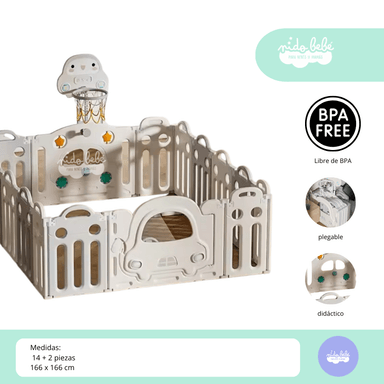 CERCO BLANCO PLEGABLE CARRITO SMALL