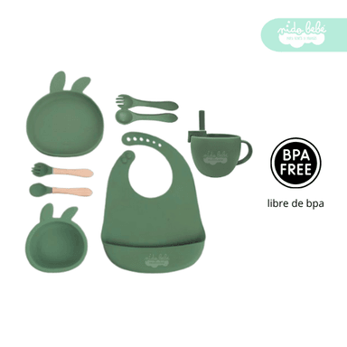 SET ALIMENTACIÓN BEBÉ CONEJITO